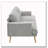 79.9" Sofa Couch Minimalist Sofa