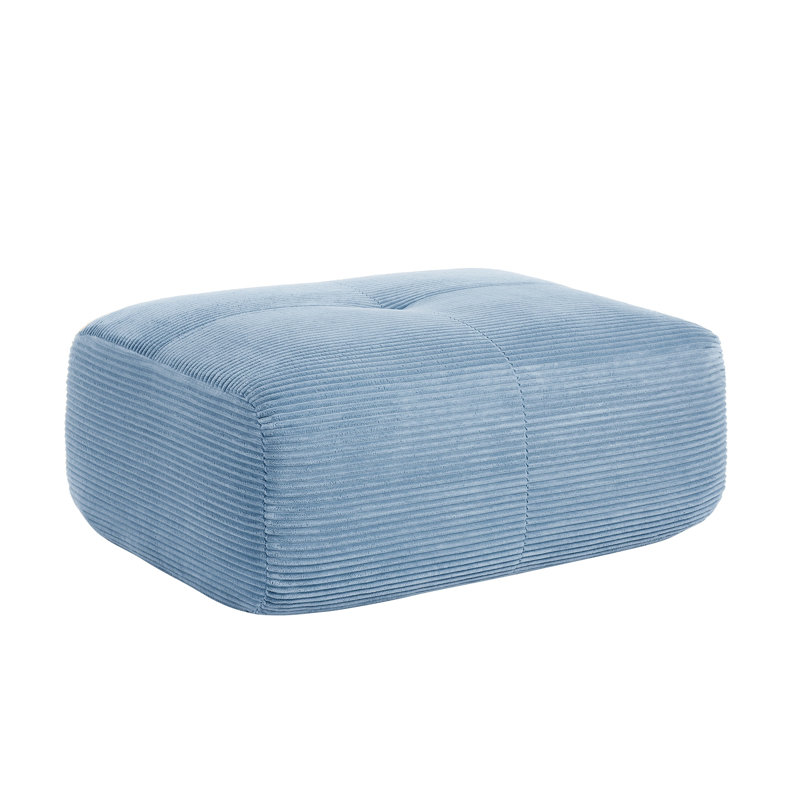 Repose-pieds rectangulaire pour l'intérieur, Bleu