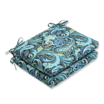 Emalie Outdoor 3'' Dining Chair Chair Pad Cushion