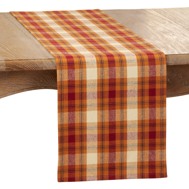Offutt Plaid Table Runnner