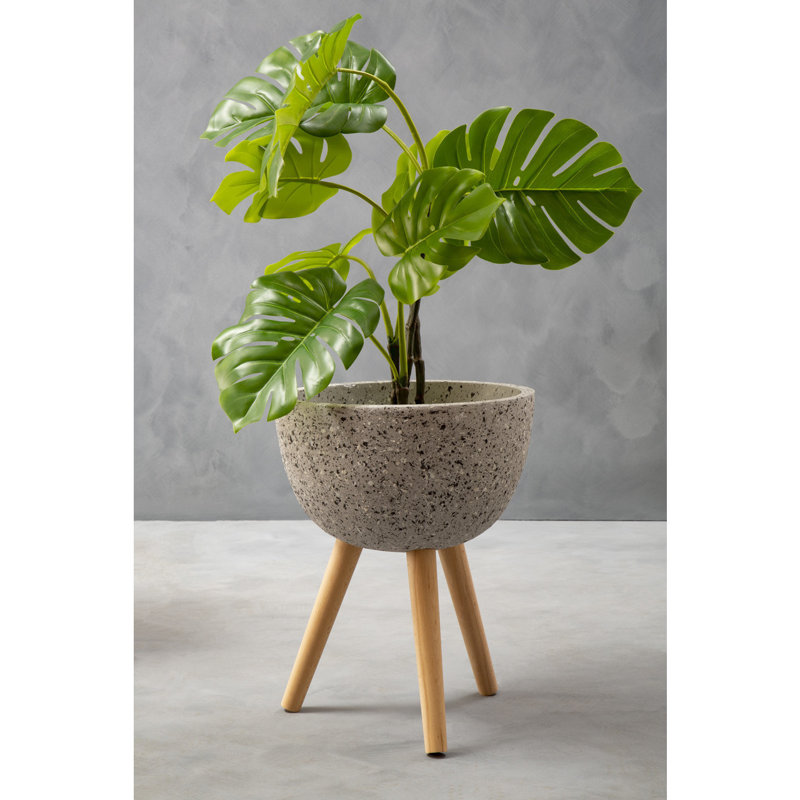 Mondovi Fibreglass Cachepot, 56cm H x 41cm W x 41cm D
