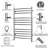 Curved Towel Rail Towel Warmer-107104140