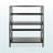 Dorian 2-Tier Freestanding Storage Shelf in Brown Finished, 28.93'' H X 24.94'' W X 11.04'' D-1469352006