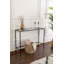100cm Glass Top Console Table-97927196