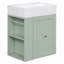 Meuble-lavabo de salle de bain avec lavabo en céramique-296089564