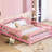 Bed, Floor Full Solid Wood Bed