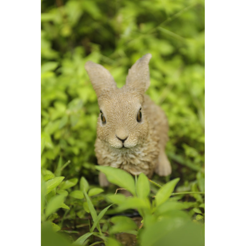 Hare Cub Jumping Statue