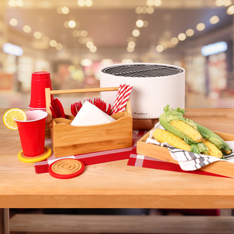 Plateau de service en bambou Rotherhithe, H 1,5 po x l 11,75 po x P 7 po