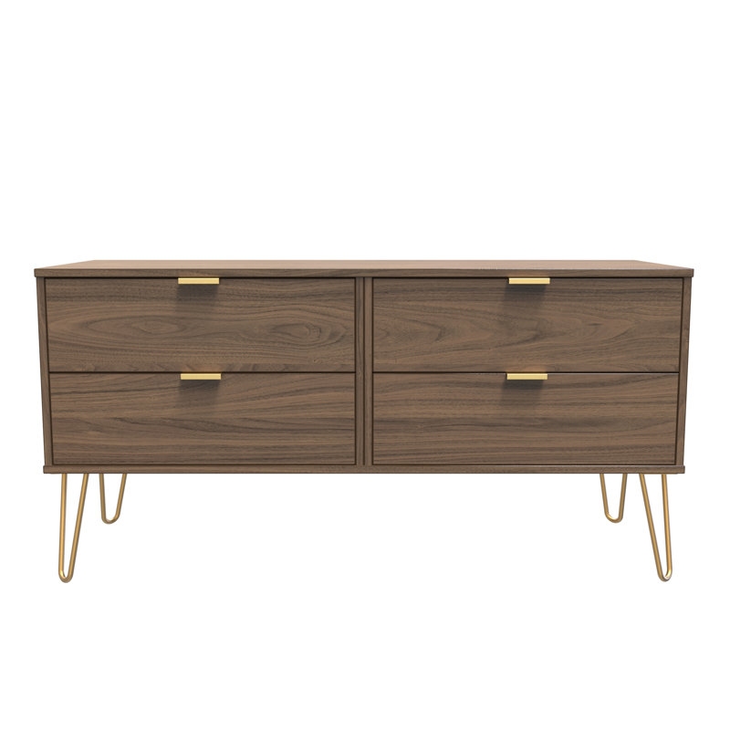 Bisceglia 115 cm W Chest of 4 Drawers