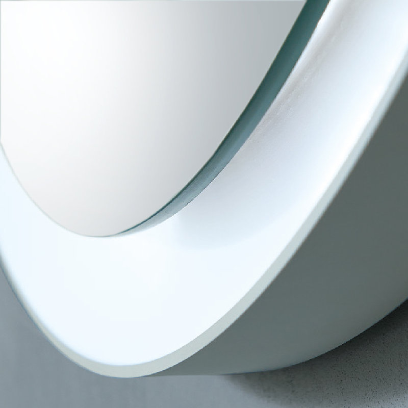 Miroir de salle de bain Yana, H 23,63 po x l 23,63 po