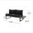 STERLING LEFT ARM SOFA SEATER-192106435