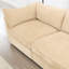 4 coussins en L en chenille, tabouret à pieds mobile, en forme de croissant, dossier et accoudoirs enveloppants, rangement sous le bas pour les foulards, 4 avec tiroirs, utilisation quotidienne