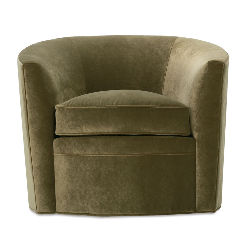Baldwin Swivel Chair, Olive Velvet (13295-13)
