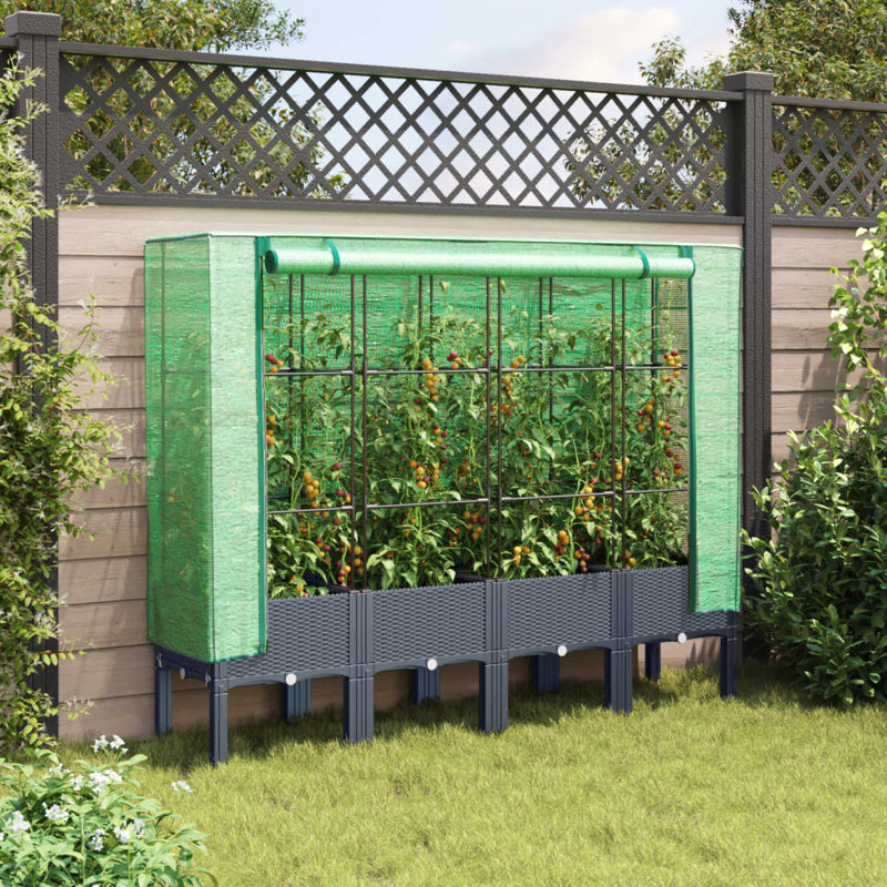 Bautista Raised Garden Bed, Blue Grey