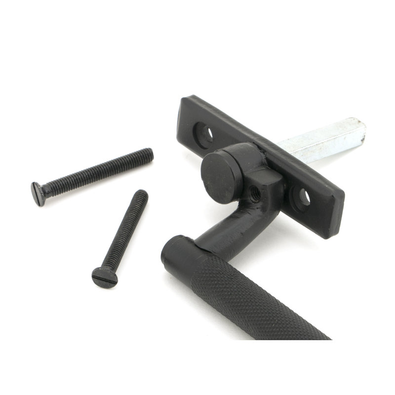 Aged Brass Brompton Espag, Matt Black, Left