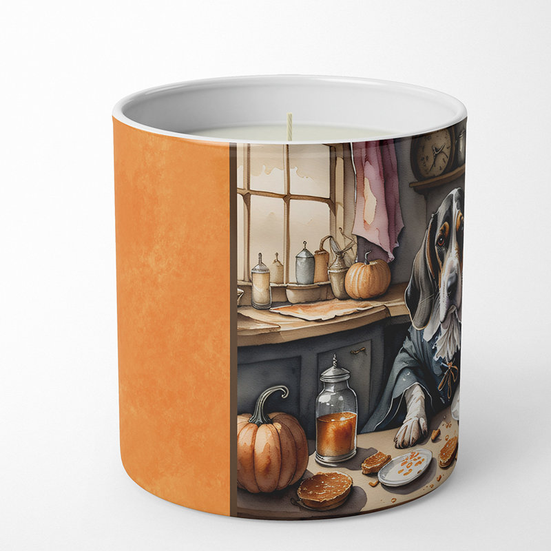 Bougie parfumée Pumpkin Pie avec support en céramique