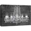 Lustre en cristal noir, gris, blanc, blanc, lumières, détente contemporaine, impression sur toile-93589375-93589378