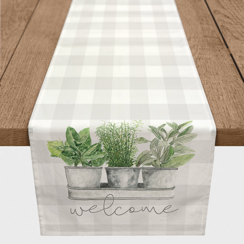 Chemin de table floral Vasios, L 72 po x l 16 po