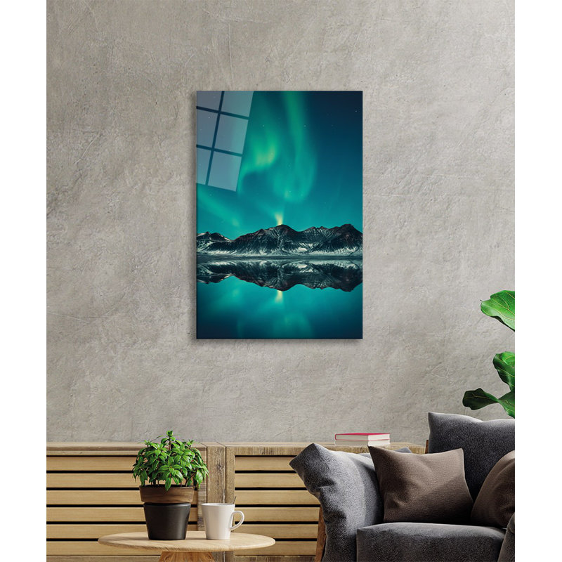 Elegant Decorative Tempered Glass Painting, 18.1 x 28.3 inches | 100% Tempered Glass, Thickness: 0.16 inches | Stunning Artwork for Home Décor, Living Room, & Office Spaces, Durable & Easy to Clean