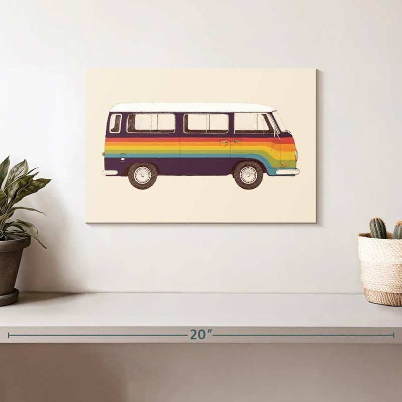Mehar Rainbow Van, 8" H x 12" W