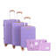 Ensemble de 5 pièces, valises rigides à roulettes en ABS avec serrure TSA Valise de bagage à main Valise de couleur assortie durable