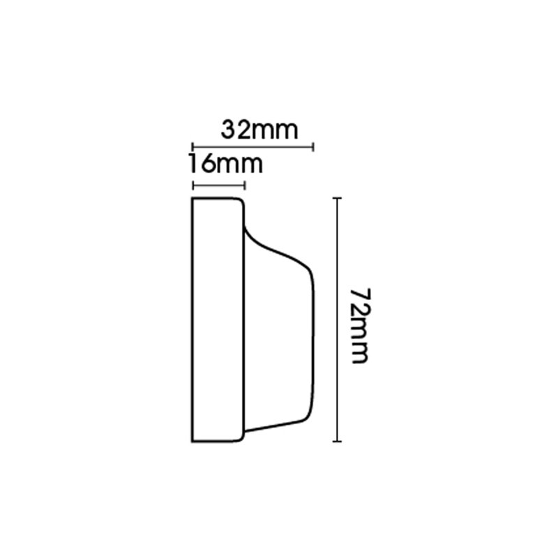 Porston Unfinished Wood Bracket, 7.20cm H x 7.20cm W