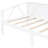 Twin White Daybed, Ideal For Relaxing, Construction, Under - Bed Space Storing Items Featuring An Elegant Appearance, Multi Function Resting At Home, Stable Structure-1009753036-1009753034