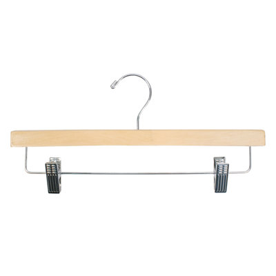 Mcgary Wood Non-Slip Hangers With Clips