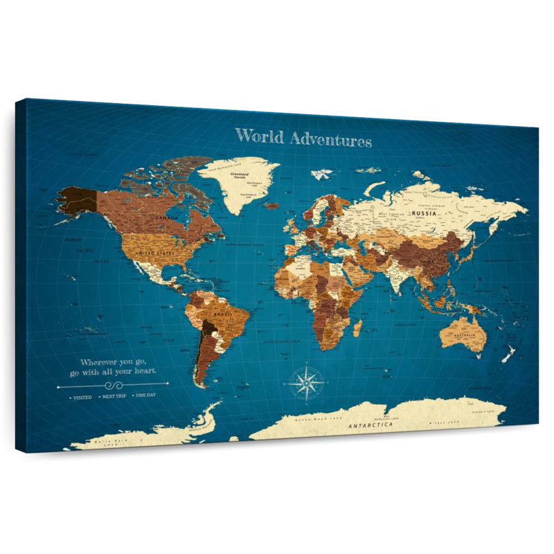 World Adventures, H 20 po x l 30 po