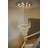 Kambri 12 - Light D32" x H78.7'' Modern Empire Crystal Raindrop Chandelier Lighting LED Chandelier