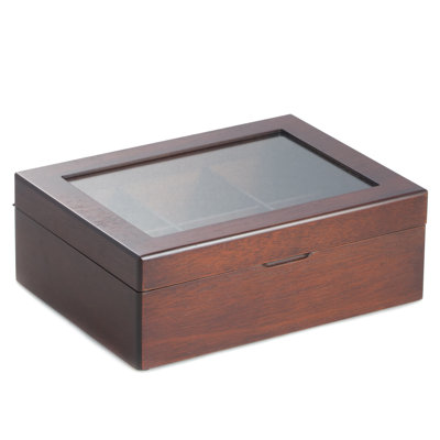 Red Barrel Studio® Arkim Wood Tea Box