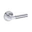 Lake Forest Half Dummy Lever with Stepped Round Rose in Matte Black-801787542