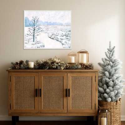 «Frozen River Study I» par Victoria Borges, reproduction d'art sur toile encadrée
