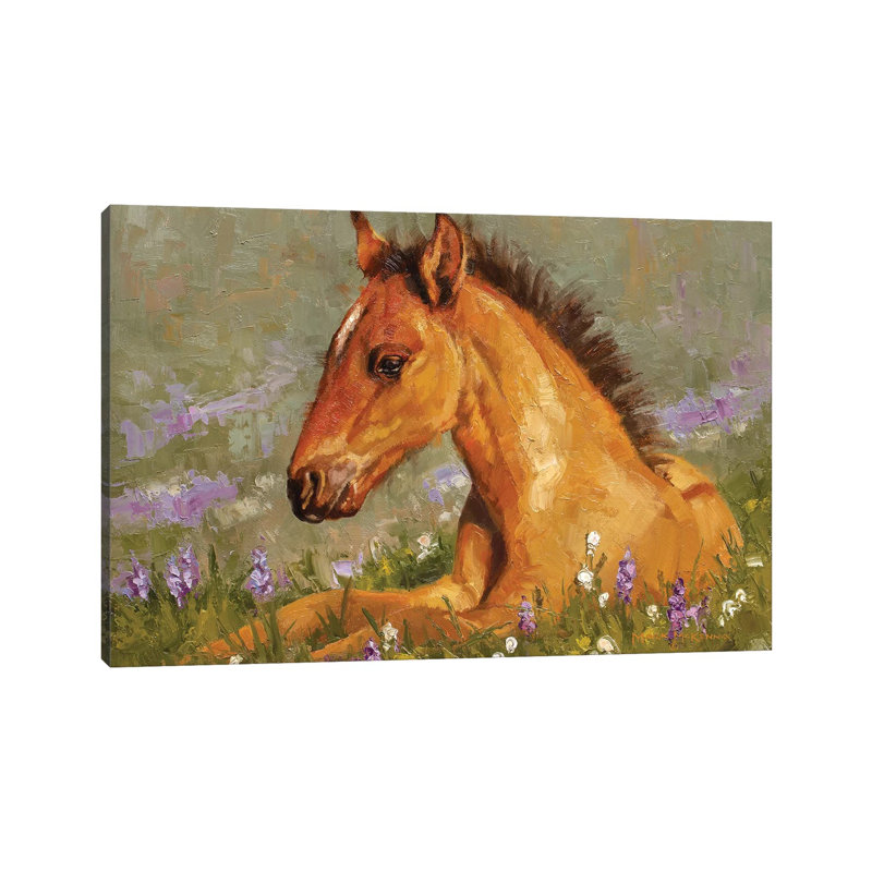 Summer Siesta 1 Piece Painting on Canvas, 66.04cm H x 101.6cm W x 3.81cm D, Wrapped Canvas