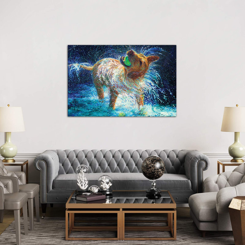 The Juggler by Iris Scott - Wrapped Canvas Painting, 66.04 cm H x 45.72 cm W x 3.175 cm D