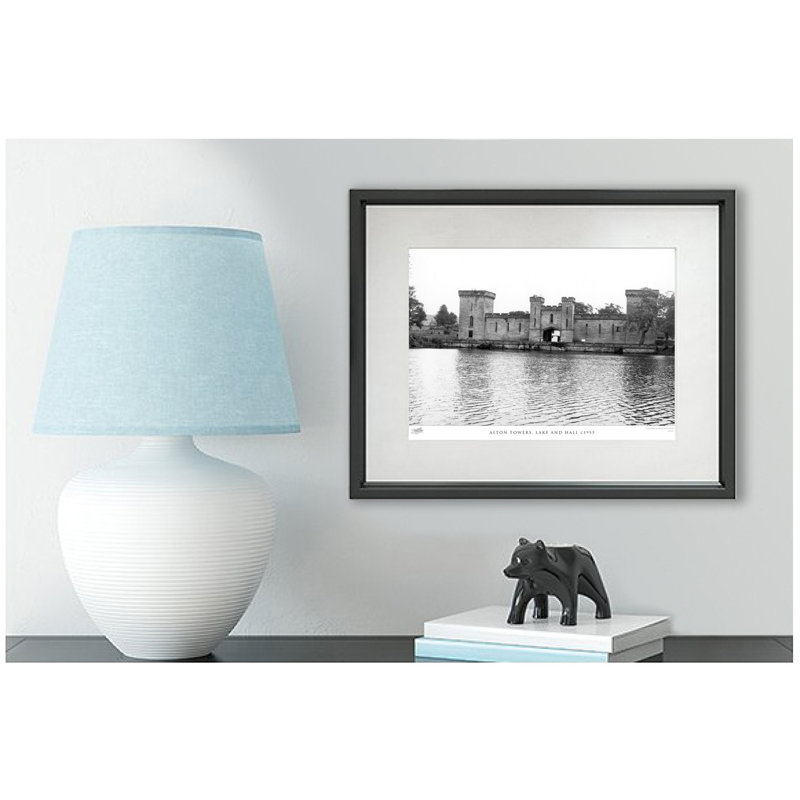 Alton Towers, Lake And Hall C1955 - Single Picture Frame Print, 45cm H x 60cm W x 2.3cm D