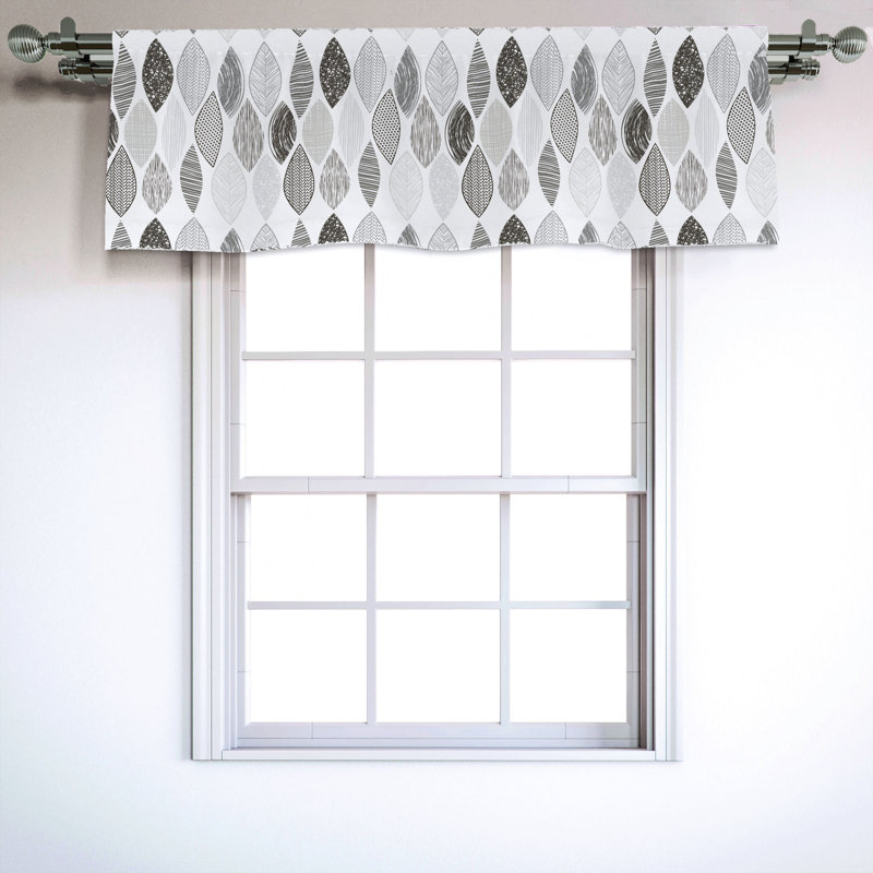 Sateen Ruffled Window Valance