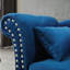 Chaise longue en velours avec rangement et banc rembourré capitonné-1405349062