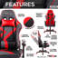 Fauteuil de jeu ergonomique à dossier haut-97810945