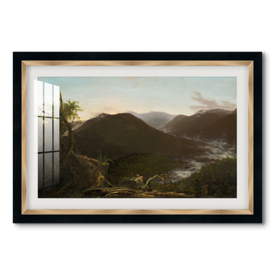 Sunrise in the Catskill Mountains, 1826-Thomas Cole-Custom Framed Print