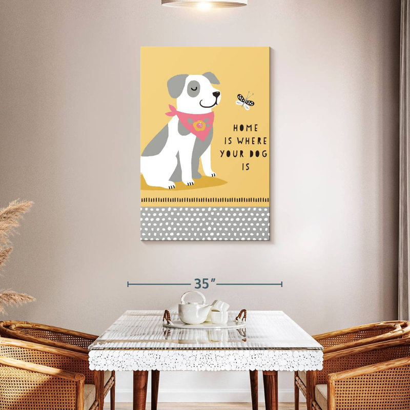 Brampt Dog Patch I, 24" H x 16" W