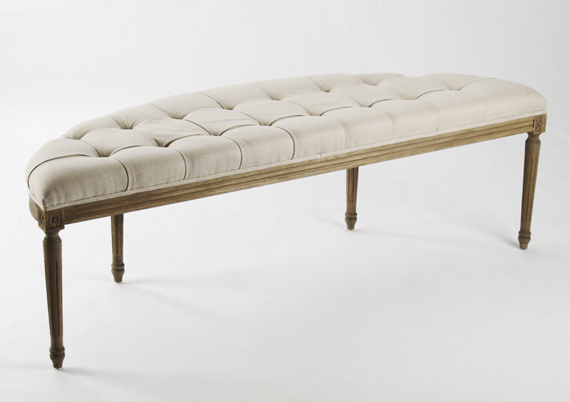 Bodil Upholstered Bench, Natural