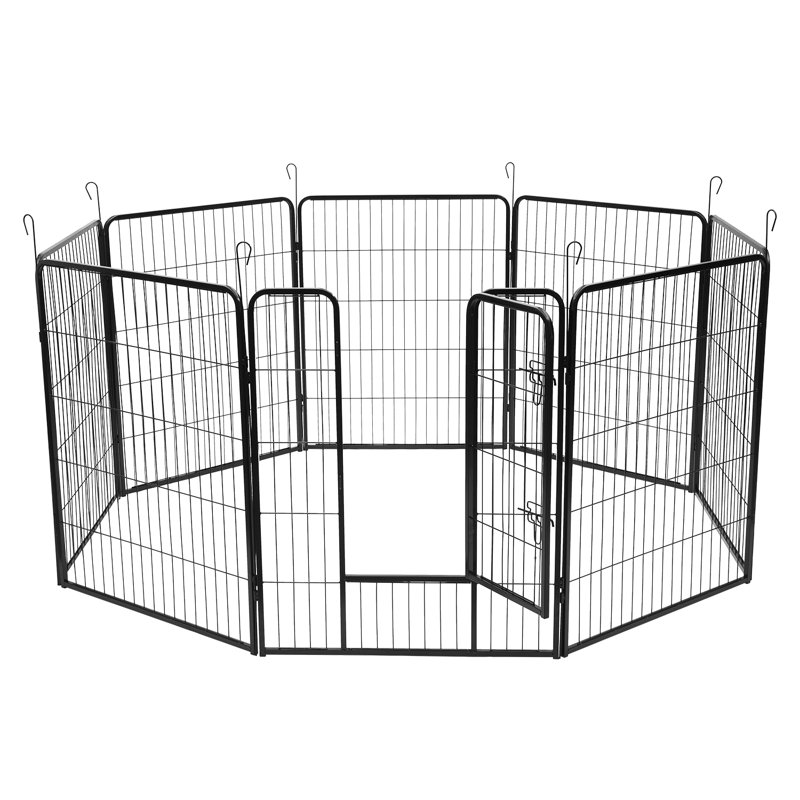 Enclos pour chien robuste en métal