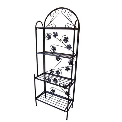Lavone 23'' Steel Standard Baker's Rack with Microwave Compatibility