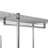 Hani 48'' Metal Rolling Clothing Rack