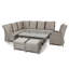 Canica Reclining Rattan Corner Dining Set - with Rising Table & Chair