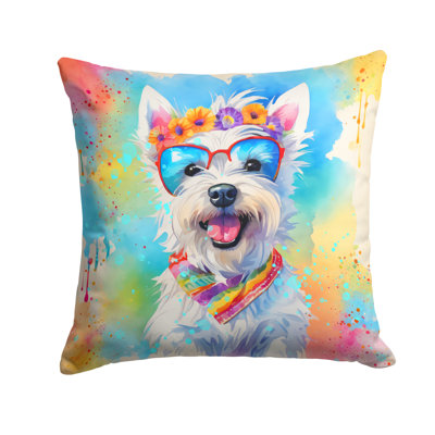 Coussin Westie Hippie Dawg