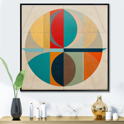 «Serendipity Retro Abstract Midcentury Geometrics I», reproduction sur toile