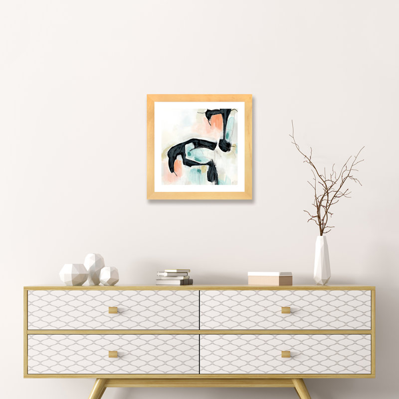 «Pastel Horizon II» par June Erica Vess, reproduction de cadre photo, H 16 po x l 16 po x p 1 po