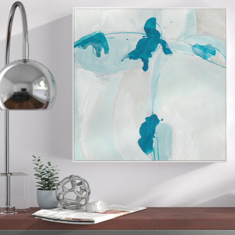 « trace echo i », reproduction de peinture à l’acrylique sur toile tendue, H 32 po x l 32 po x P 1,5 po, Toile tendue